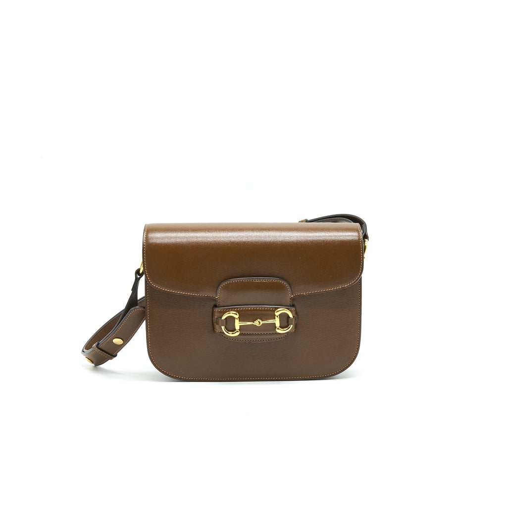 gucci-1955-horsebit-leather-shoulder-bag-brown