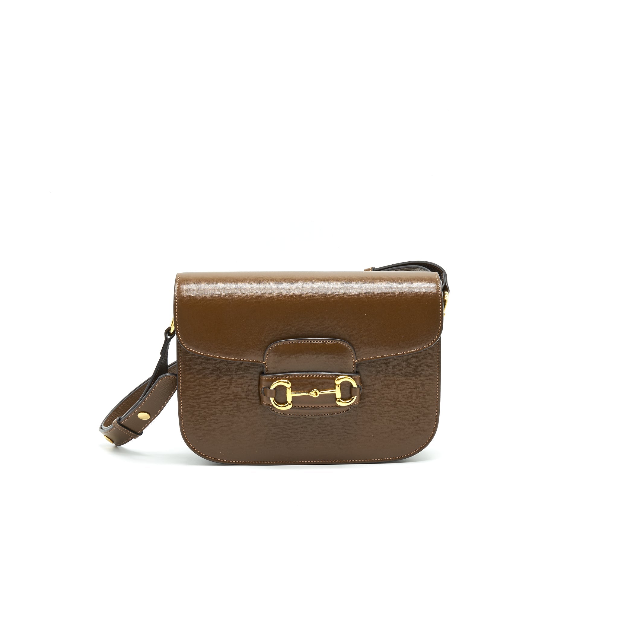 gucci-1955-horsebit-leather-shoulder-bag-brown