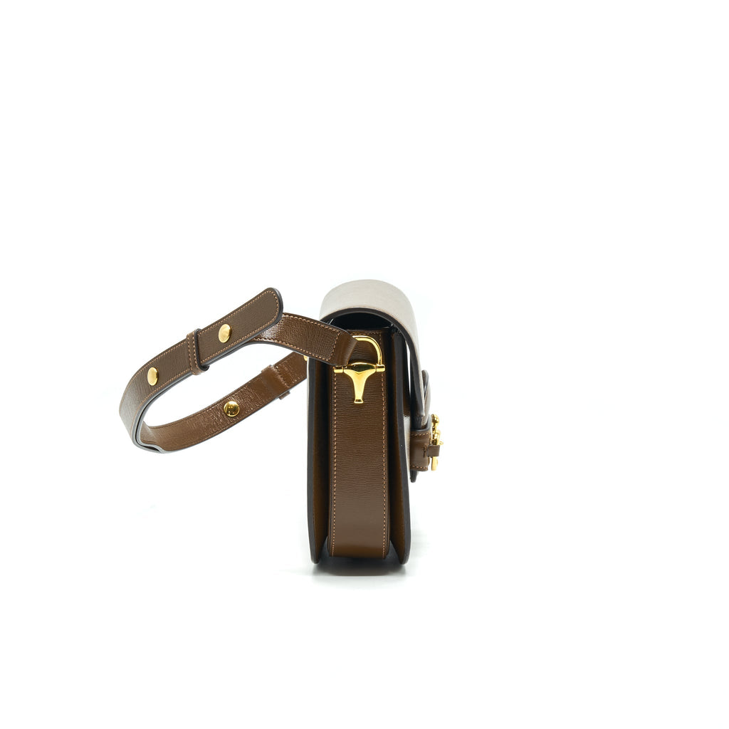 gucci-1955-horsebit-leather-shoulder-bag-brown