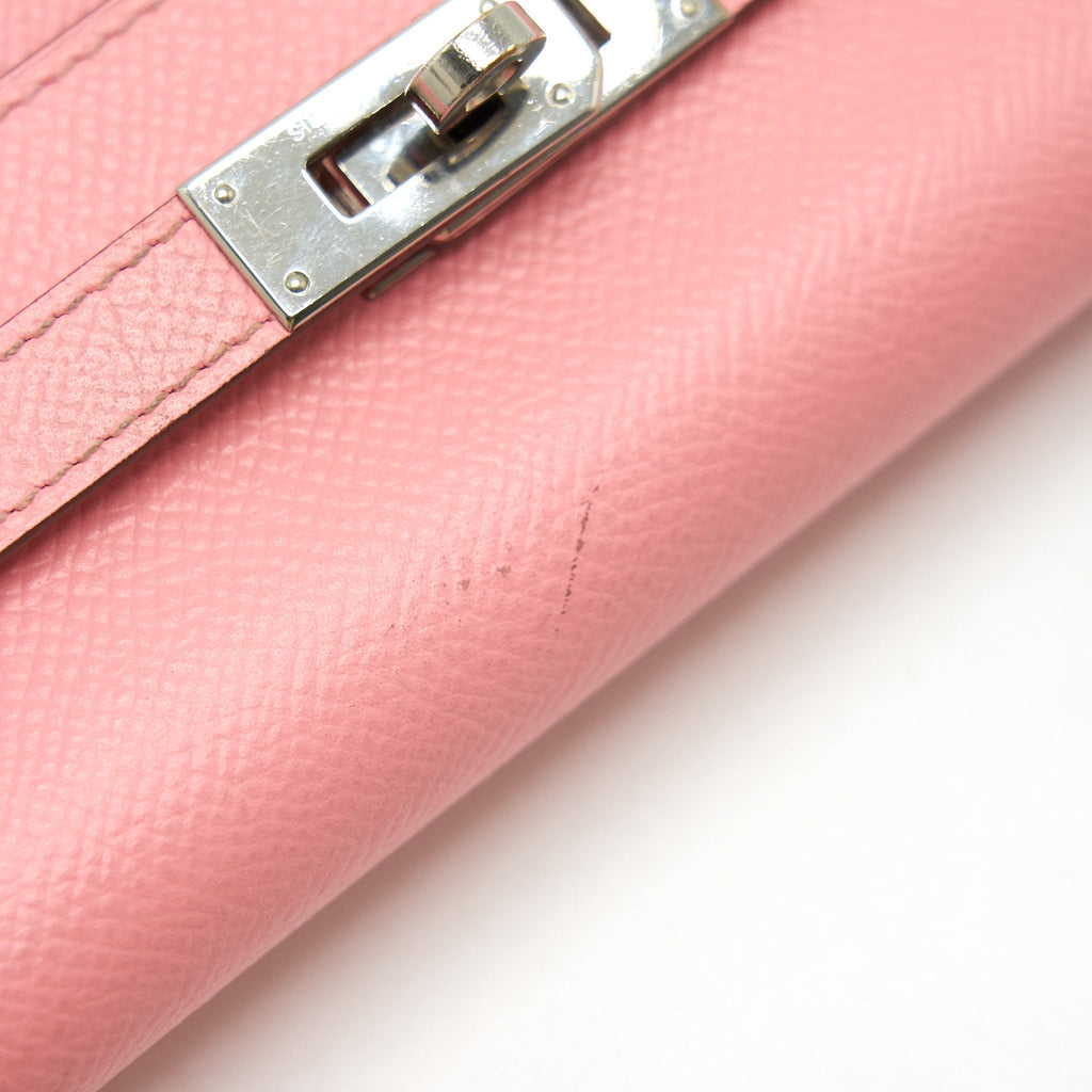 hermes-kelly-long-wallet-pink-shw