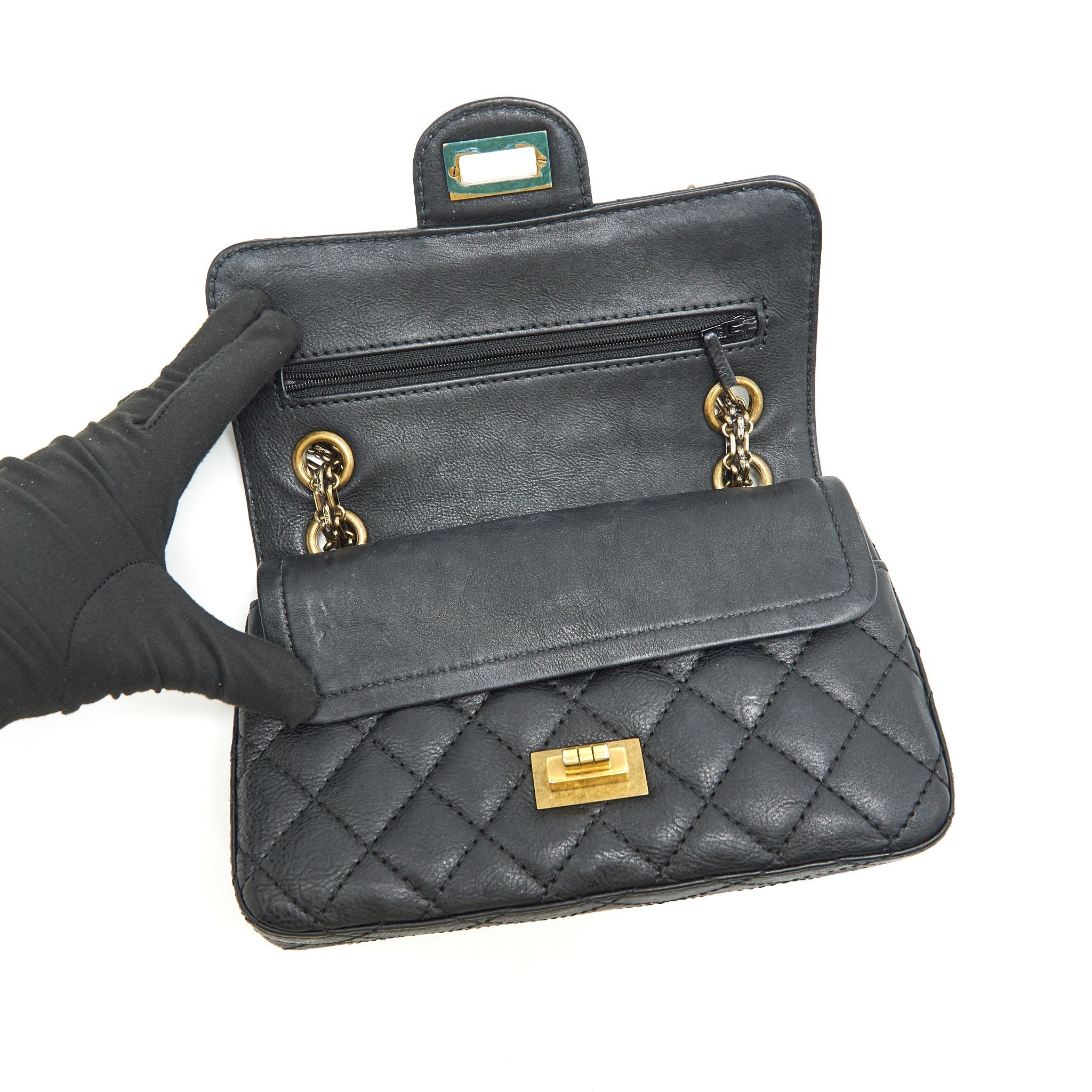 chanel-small-2-55-handbag-black-ghw-serial-23