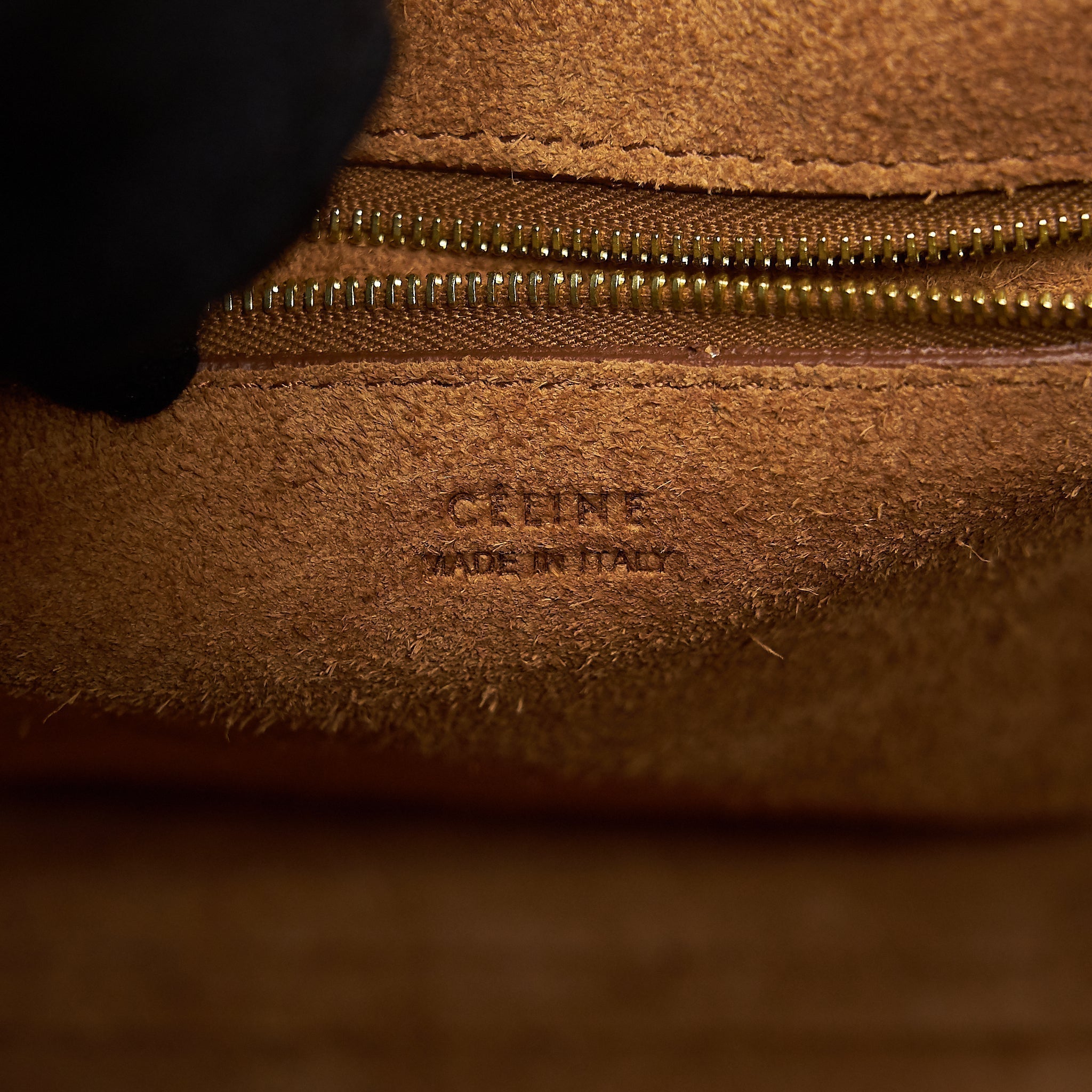 celine-sangle-bucket-bag-brown-ghw