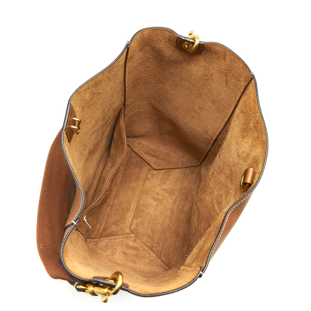 celine-sangle-bucket-bag-brown-ghw