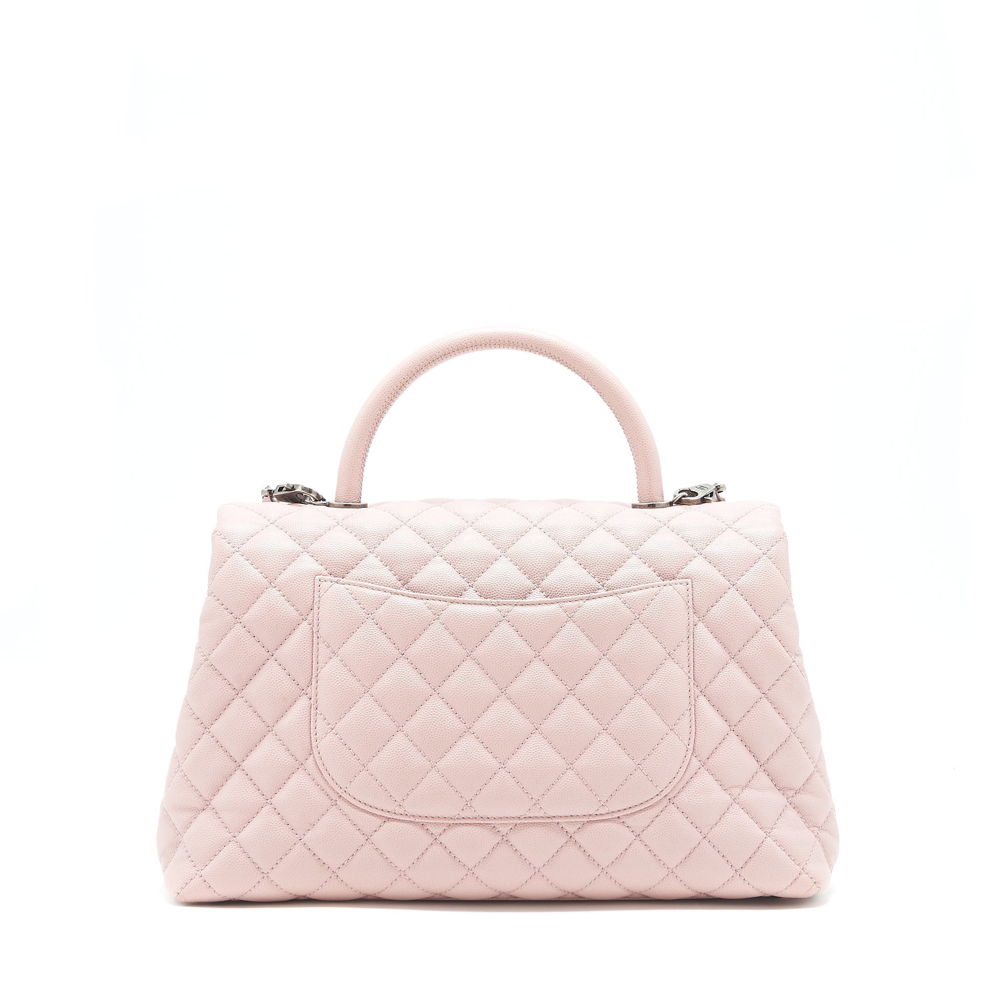 chanel-large-coco-handle-flap-bag-caviar-light-pink-ruthenium-hardware
