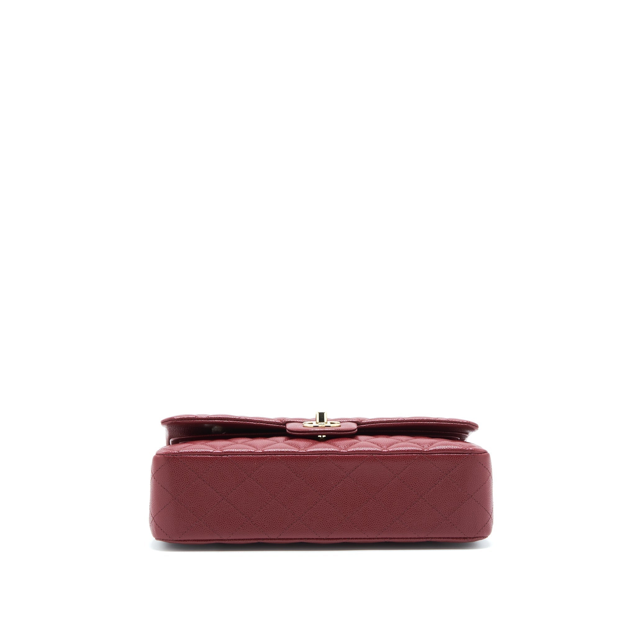 chanel-medium-classic-double-flap-bag-caviar-dark-red-lghw