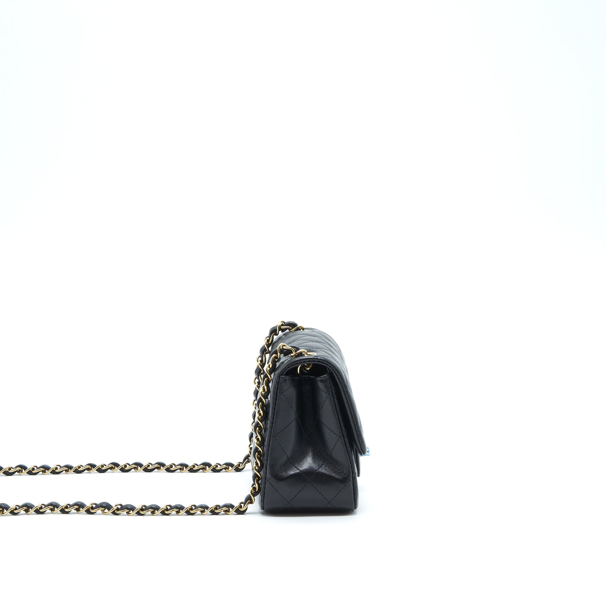 chanel-mini-square-flap-bag-lambskin-black-lghw-microchip-3