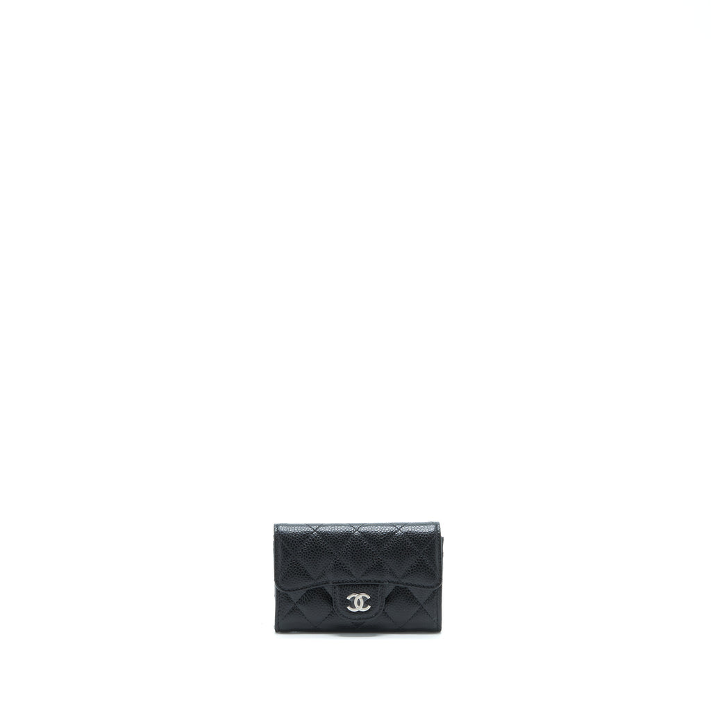 chanel-classic-flap-card-holder-caviar-black-shw-1