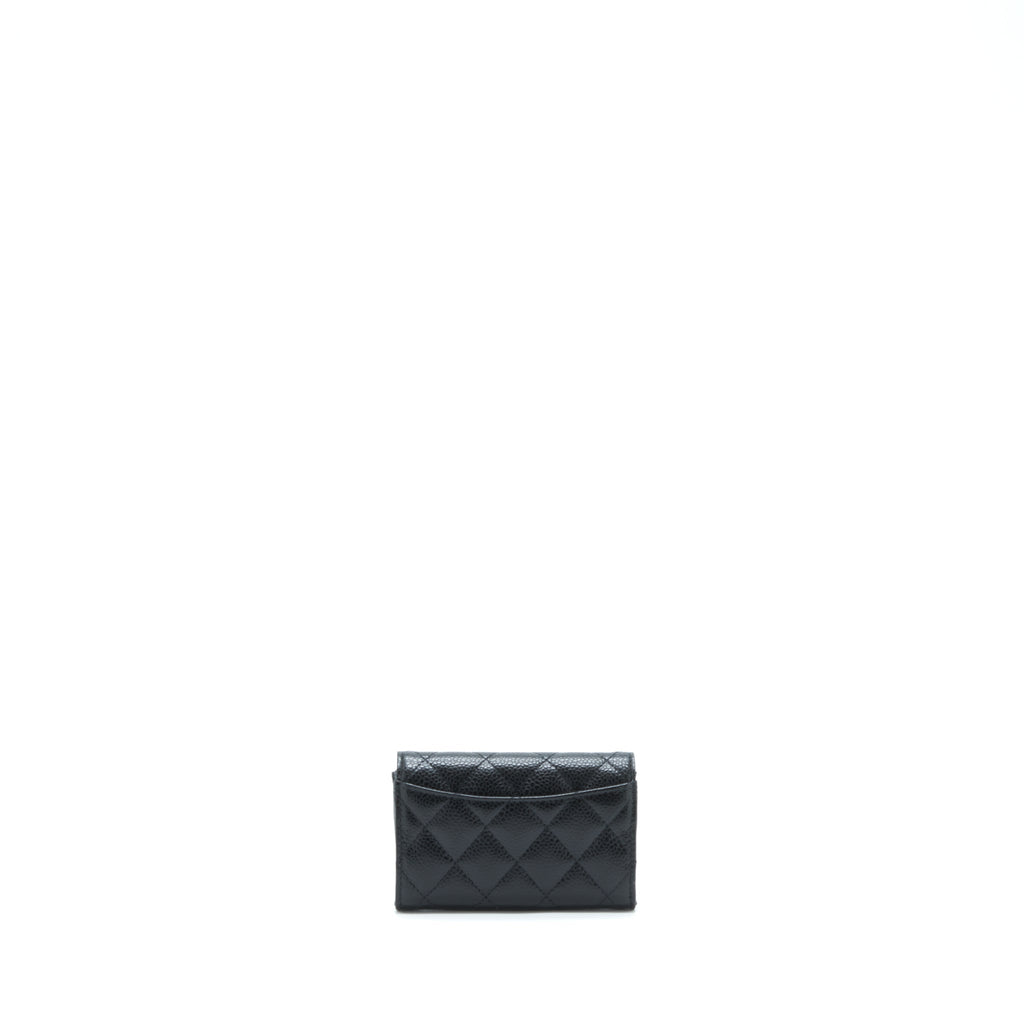 chanel-classic-flap-card-holder-caviar-black-shw-1