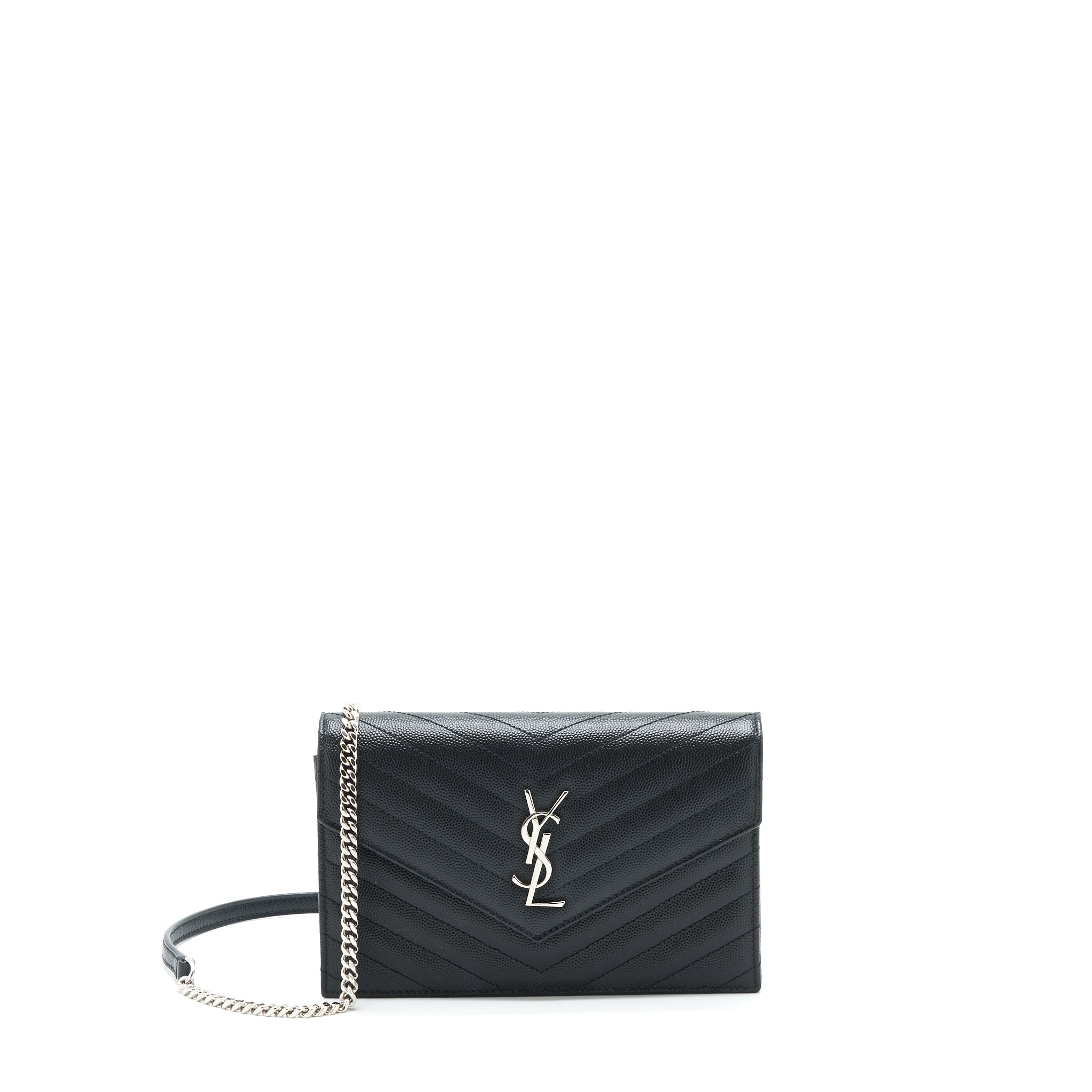 saint-laurent-ysl-cassandra-matelasse-envelope-chain-wallet-grained-calfskin-black-shw