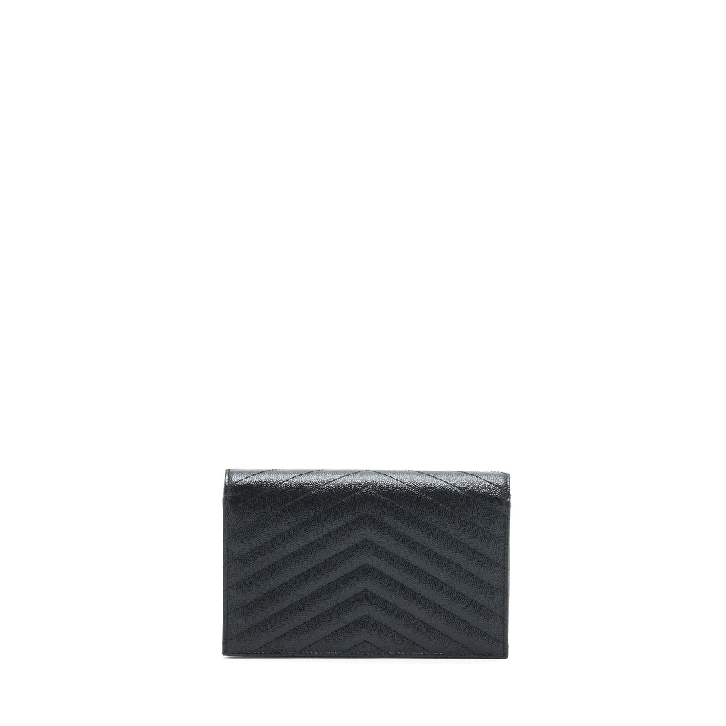 saint-laurent-ysl-cassandra-matelasse-envelope-chain-wallet-grained-calfskin-black-shw