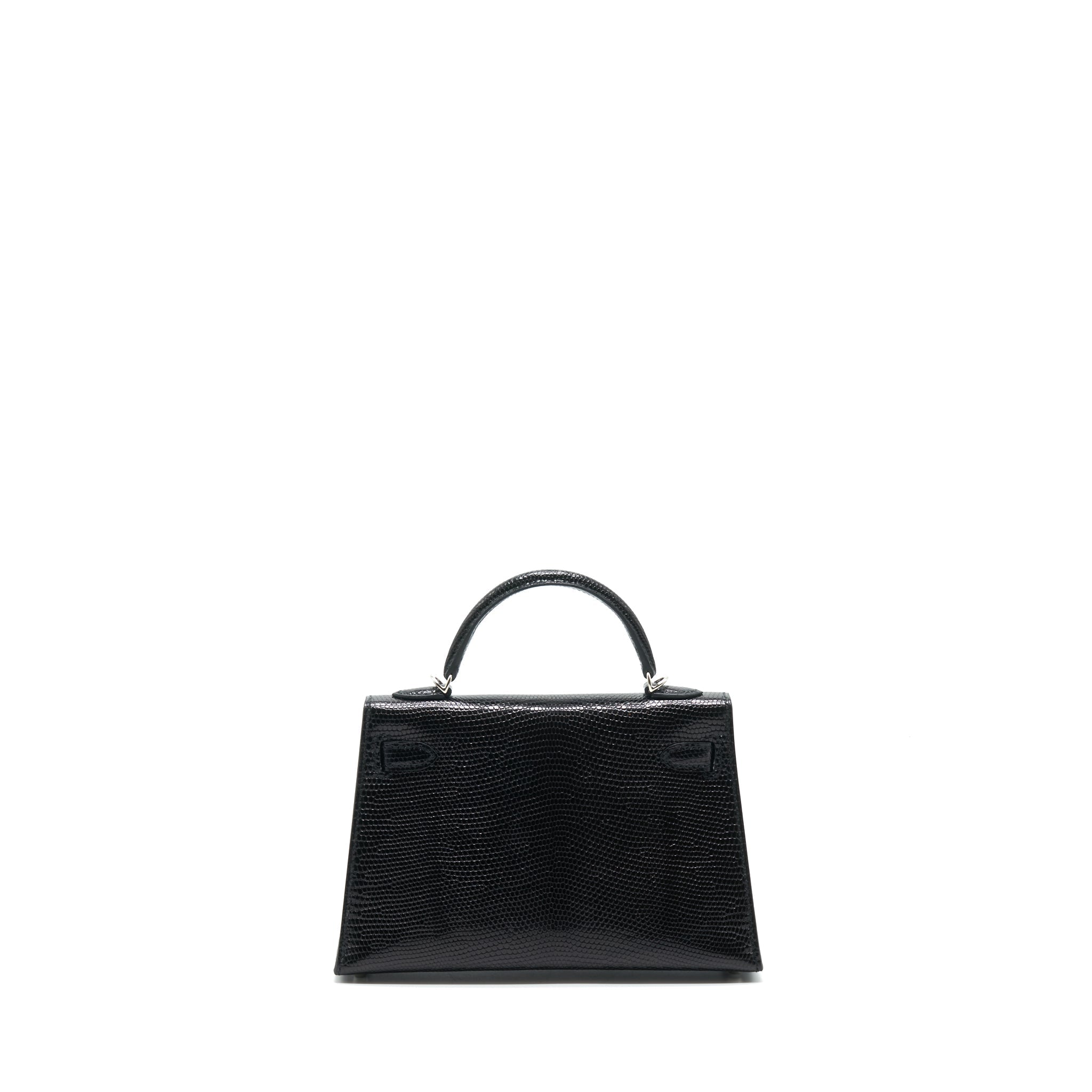 hermes-mini-kelly-20cm-lizard-black-shw