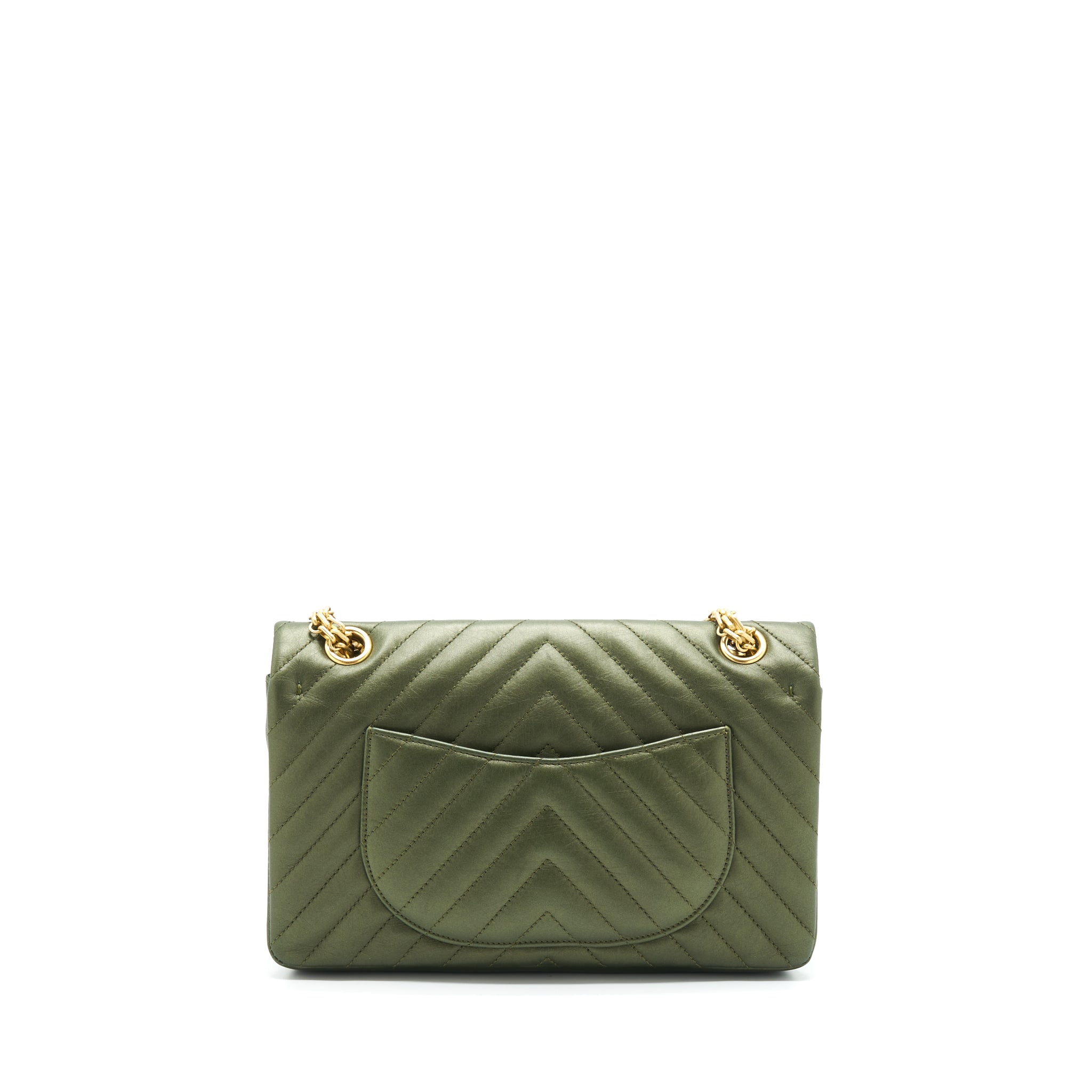 chanel-small-2-55-reissue-flap-bag-dark-green-brushed-gold-hardware