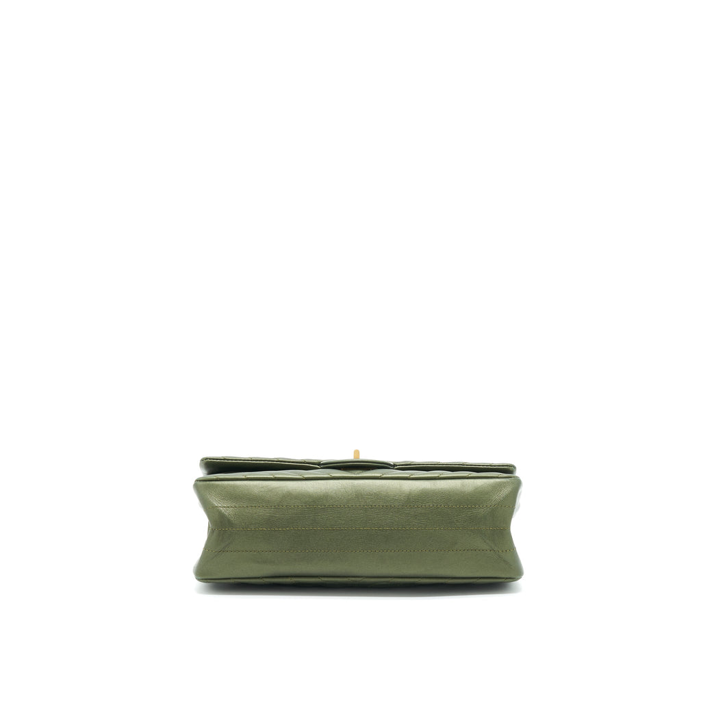 chanel-small-2-55-reissue-flap-bag-dark-green-brushed-gold-hardware