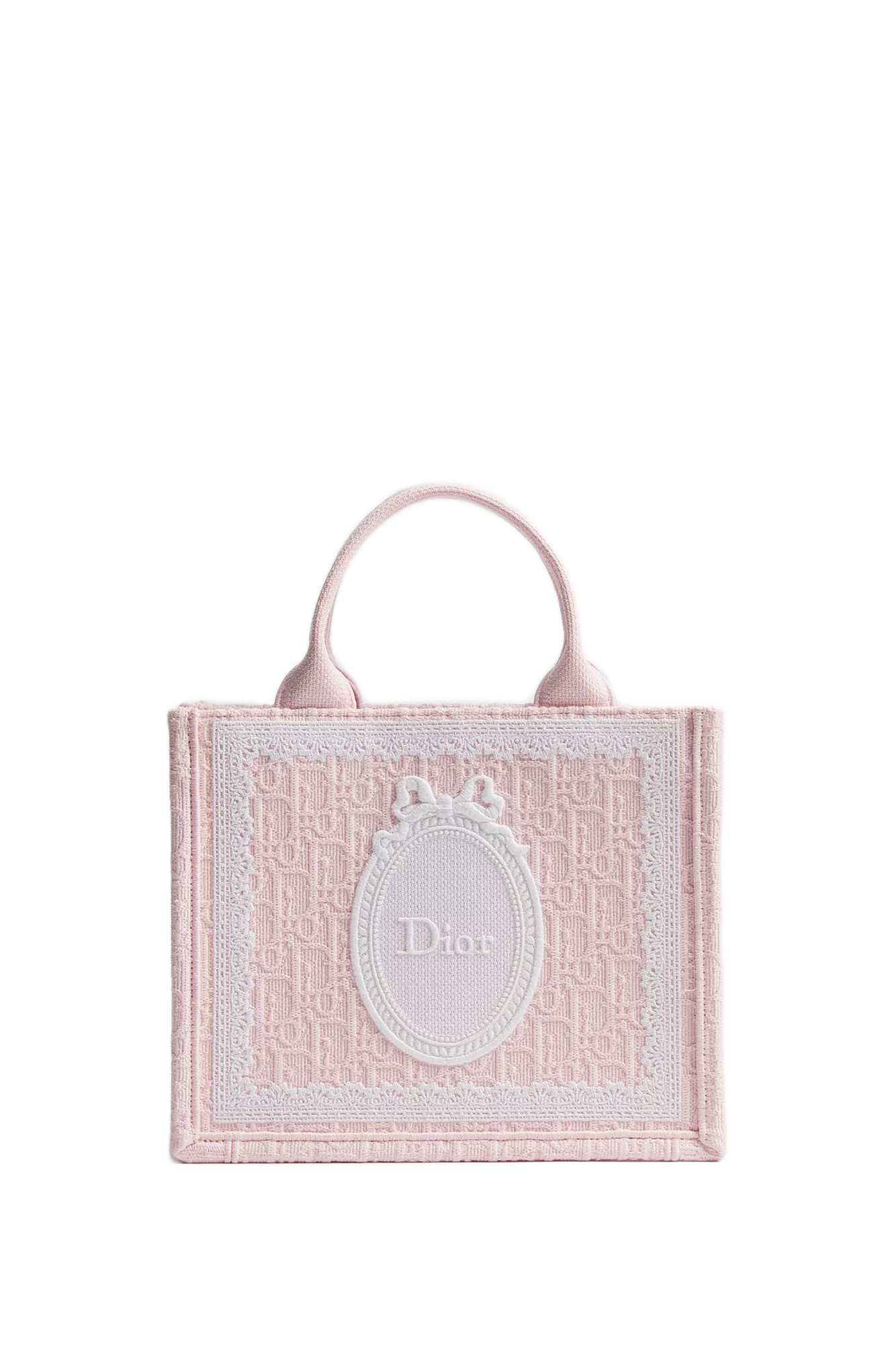 Dioramour Small Dior Book Tote with Strap Soupir Pink Bag