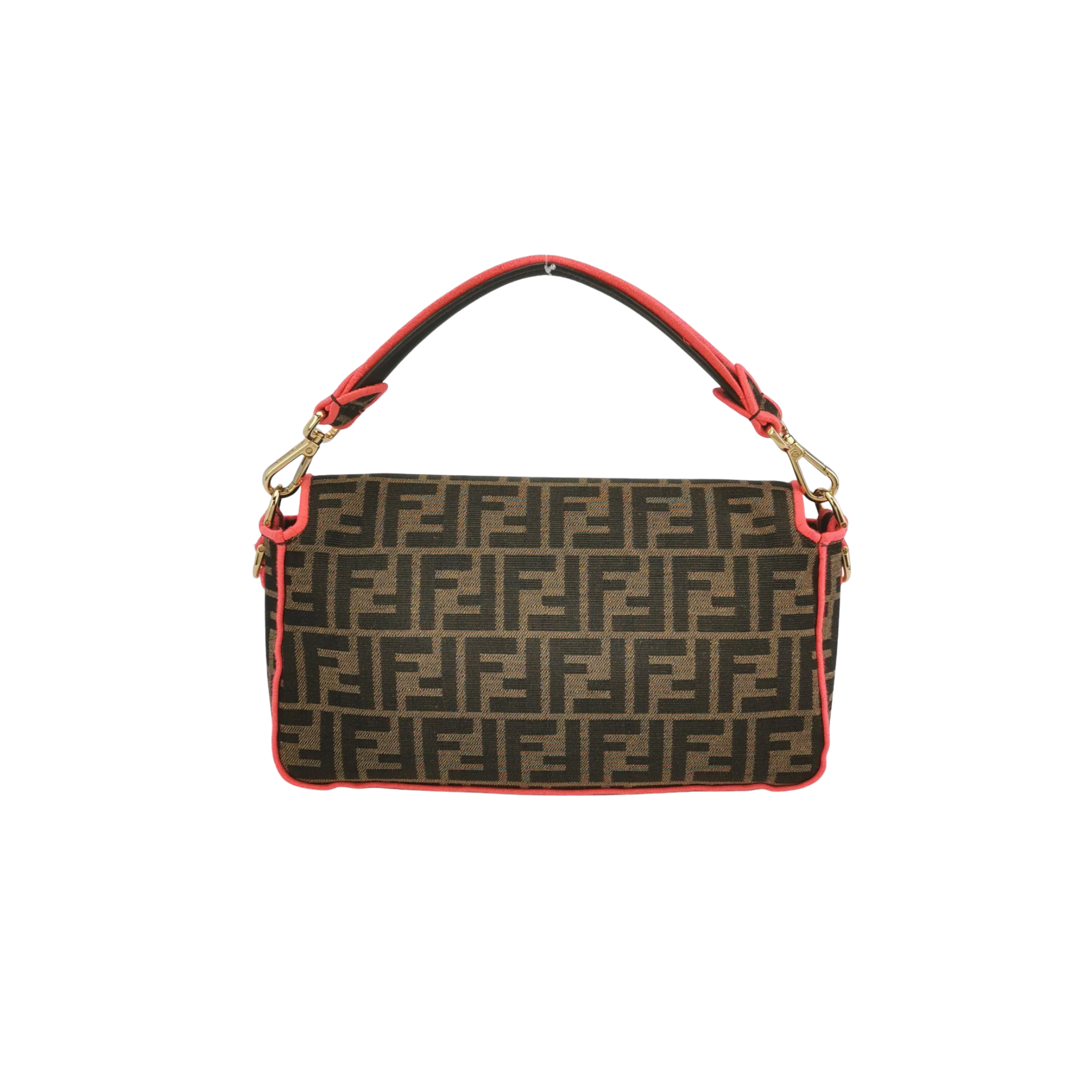 fendi-baguette-zucca-monogram-canvas-pink-neon-trimming-crossbody-bag