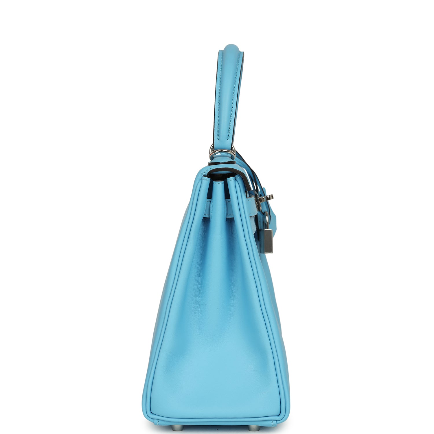 Kelly Retourne 25 Celeste Swift Palladium Hardware Bag