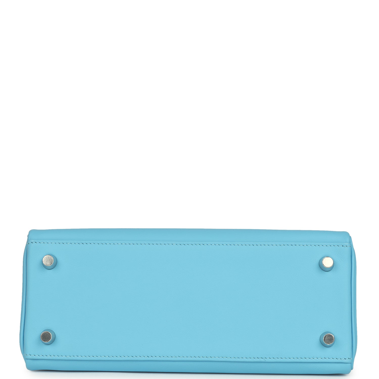 Kelly Retourne 25 Celeste Swift Palladium Hardware Bag