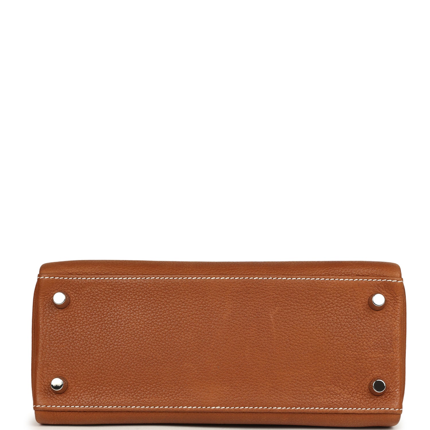 Kelly Retourne 25 Fauve Barenia Faubourg Palladium Hardware Bag