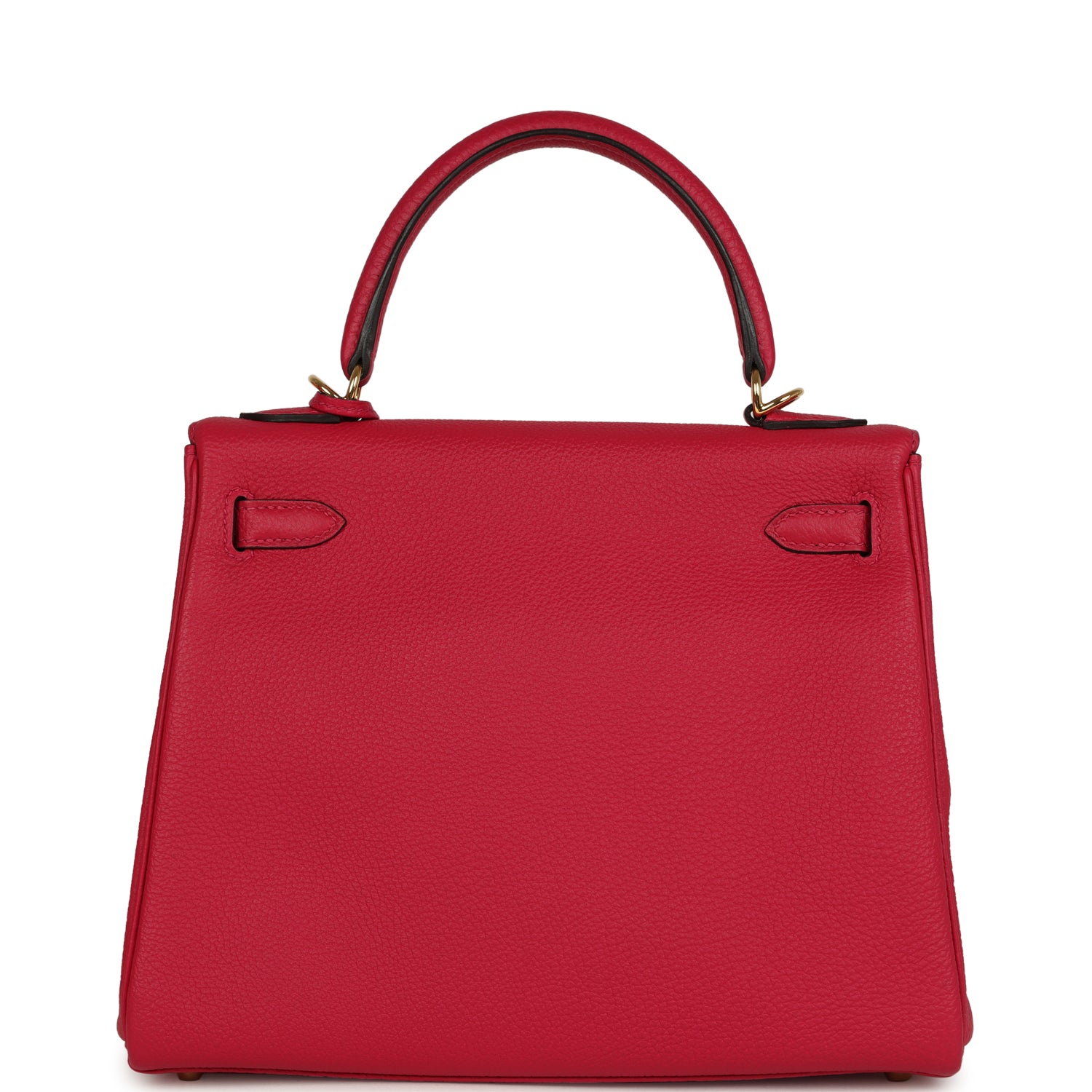 Kelly Retourne 25 Framboise Togo Gold Hardware Bag