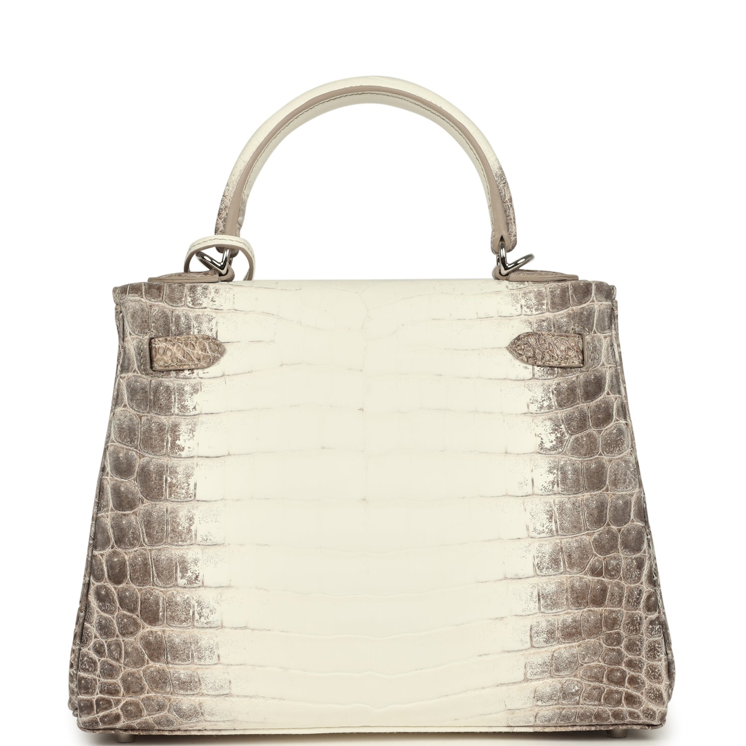 Kelly Retourne 25 Himalaya Niloticus Crocodile Palladium Hardware Bag