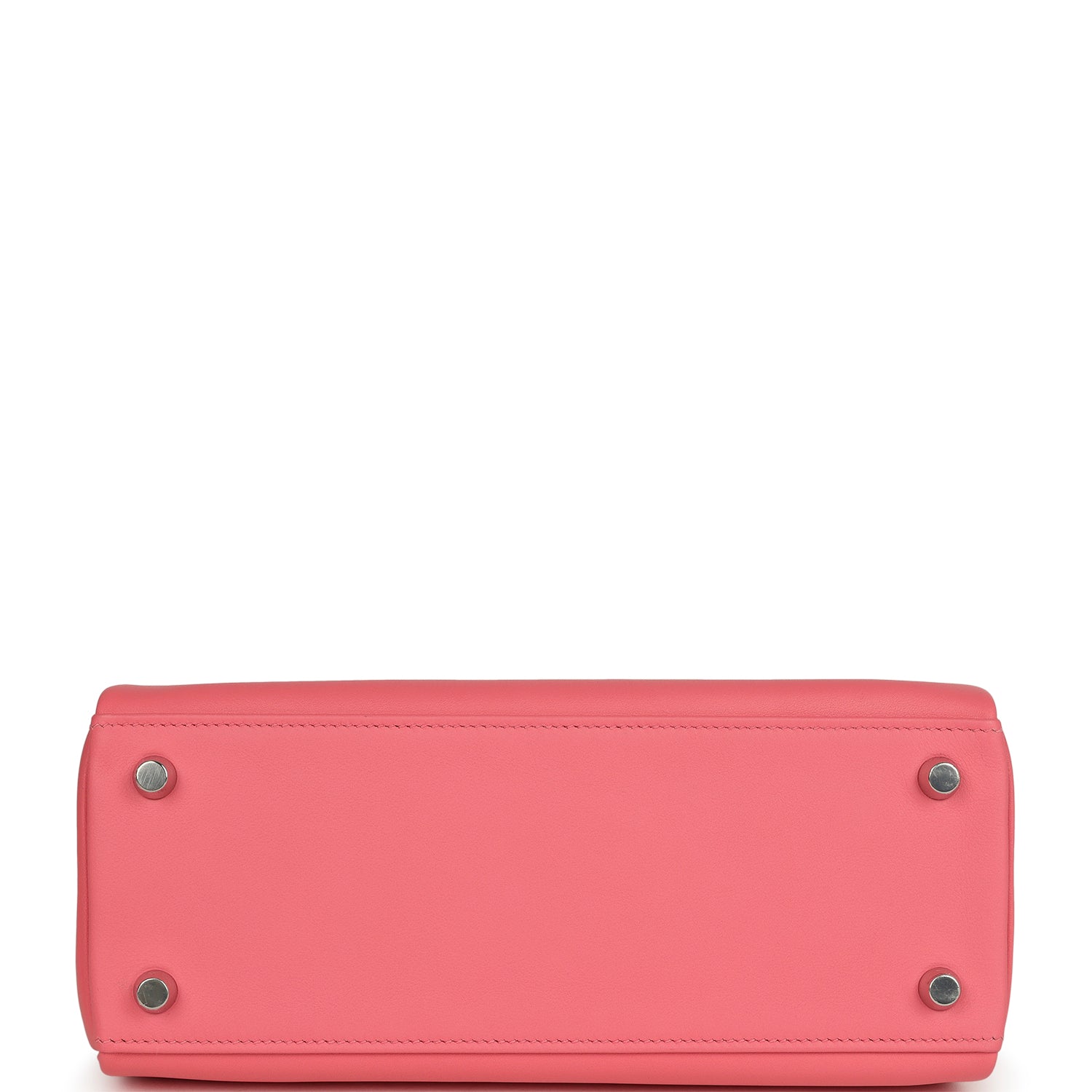 Kelly Retourne 25 Rose Azalee Swift Palladium Hardware Bag
