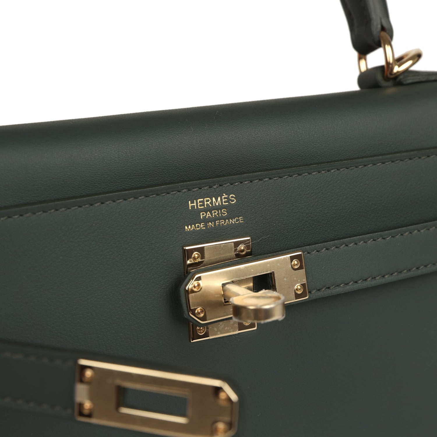 Kelly Retourne 25 Vert Mangrove Swift Permabrass Hardware Bag