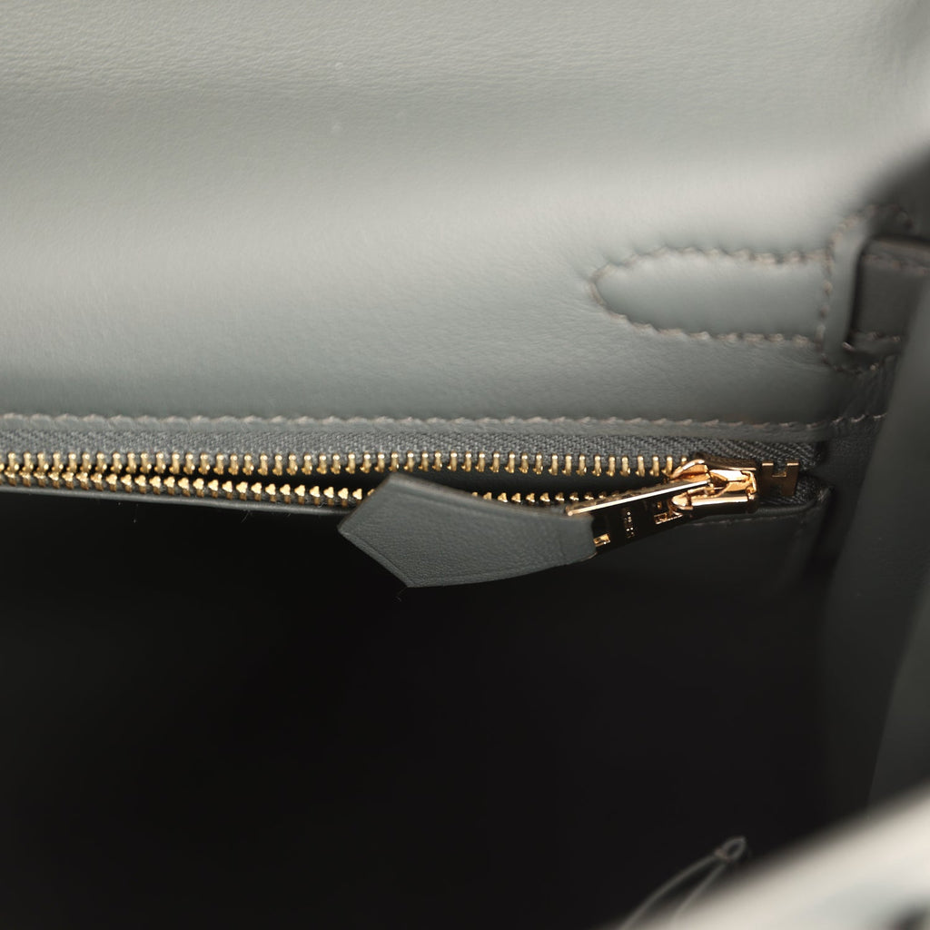 Kelly Retourne 25 Vert Mangrove Swift Permabrass Hardware Bag