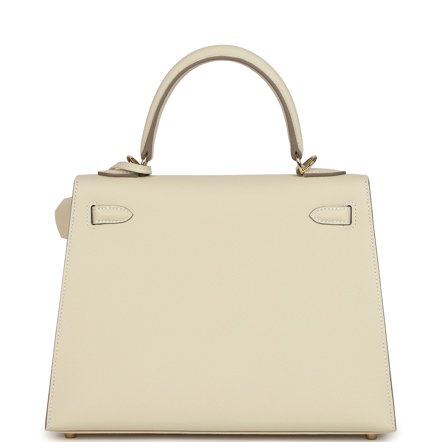 Kelly Sellier 25 Craie Epsom Permabrass Hardware Bag