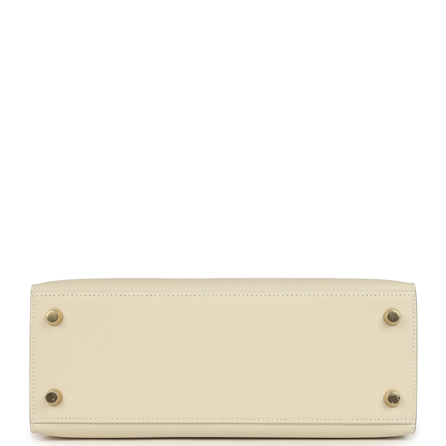 Kelly Sellier 25 Craie Epsom Permabrass Hardware Bag