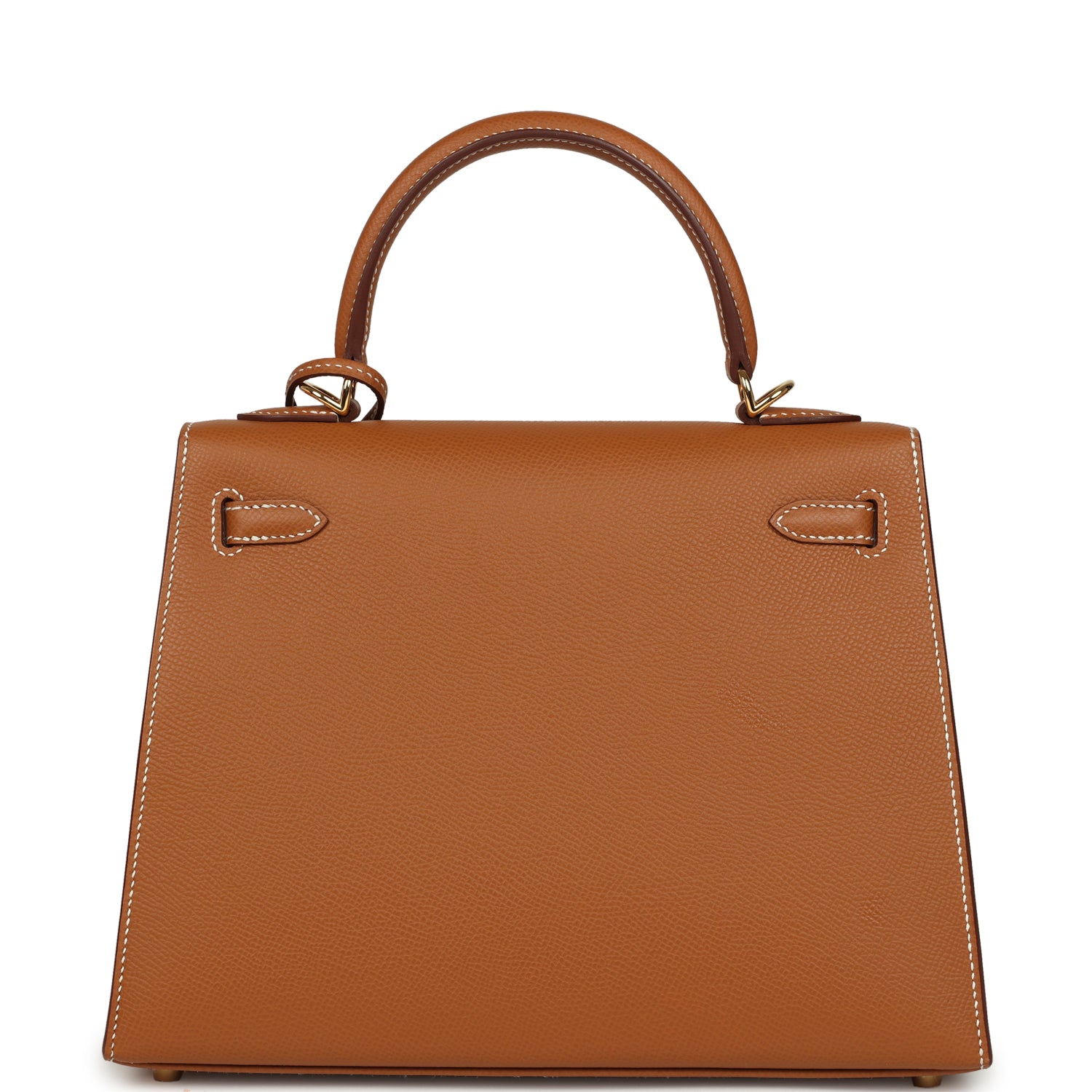 Kelly Sellier 25 Gold Epsom Gold Hardware Bag