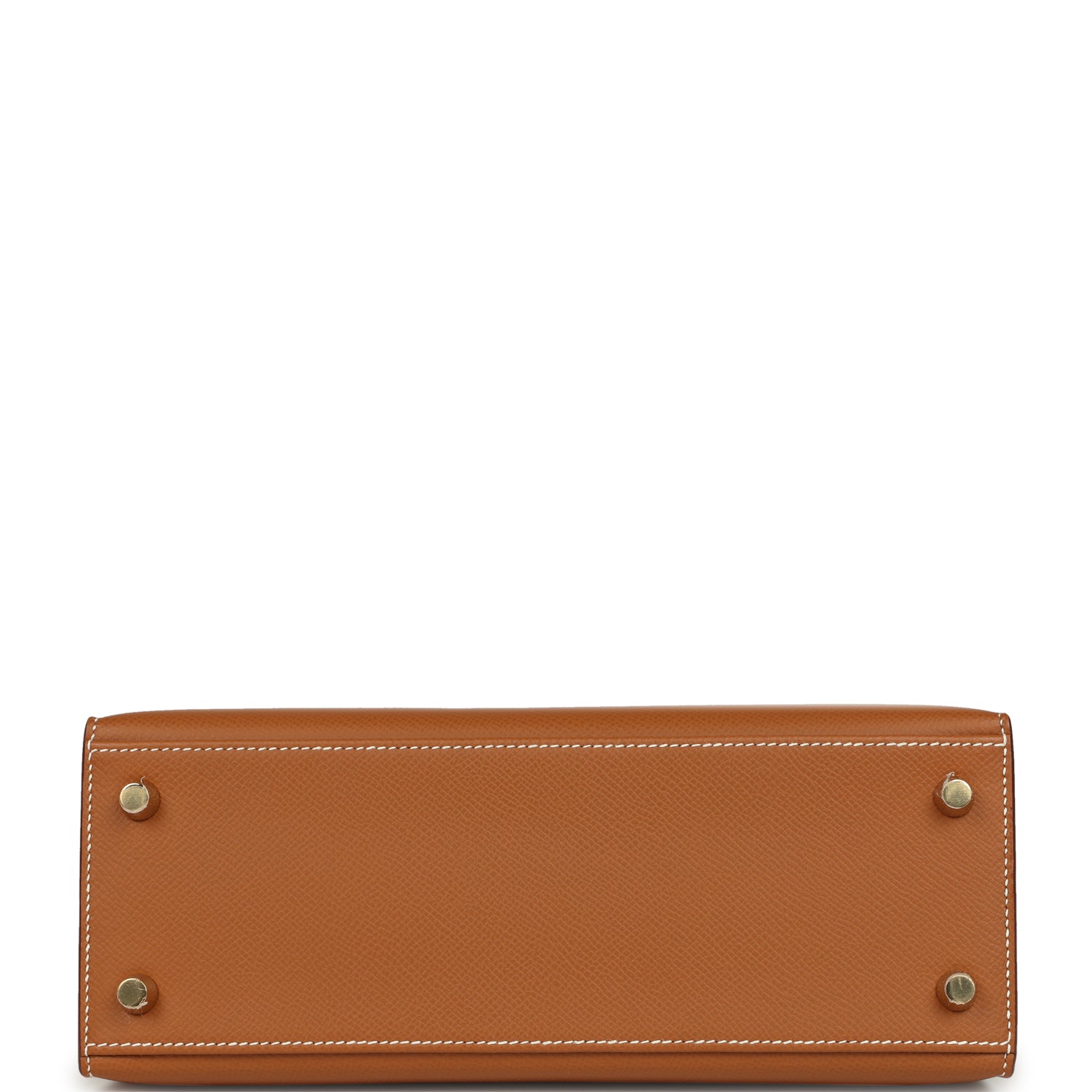 Kelly Sellier 25 Gold Epsom Gold Hardware Bag