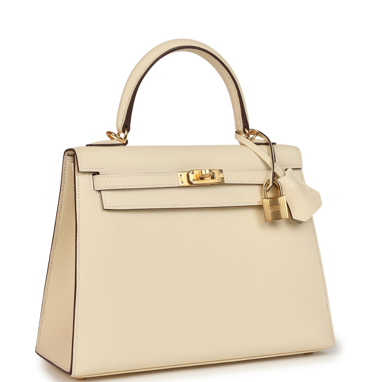 Kelly Sellier 25 Nata Epsom Gold Hardware Bag