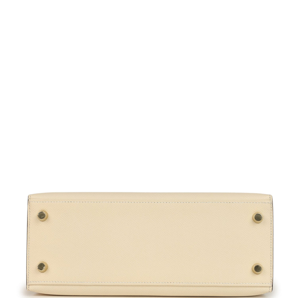 Kelly Sellier 25 Nata Epsom Gold Hardware Bag
