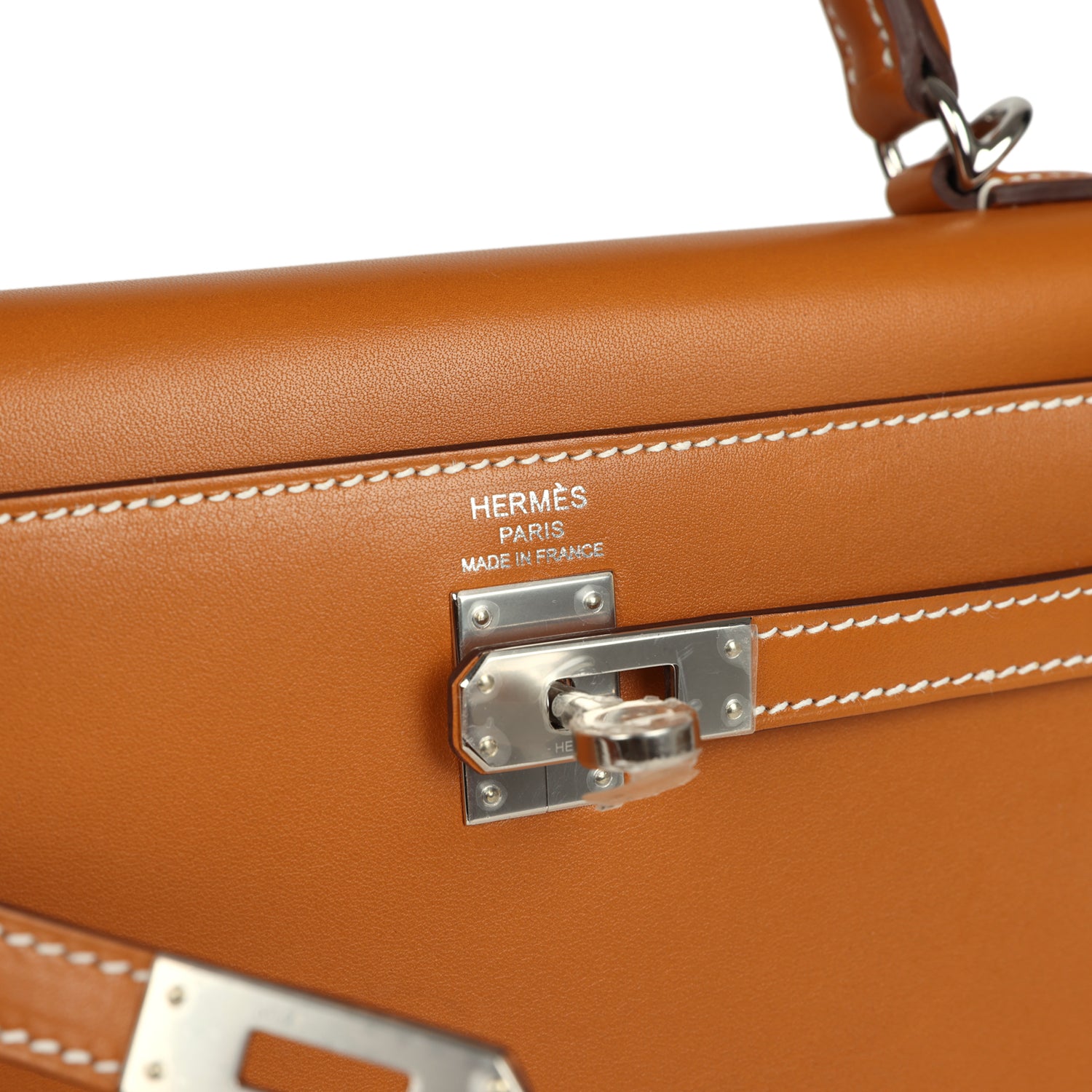 Kelly Sellier 25 Naturel Sable Butler Palladium Hardware Bag