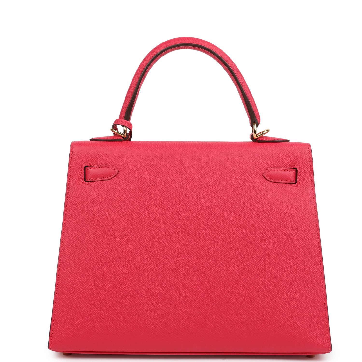 Kelly Sellier 25 Rose Extreme Epsom Gold Hardware Bag