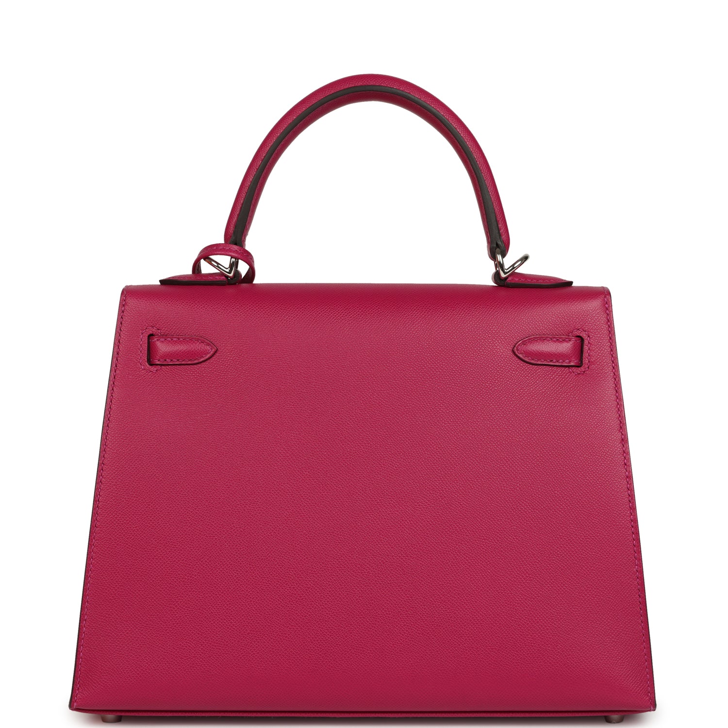 Kelly Sellier 25 Rose Poupre Madame Palladium Hardware Bag