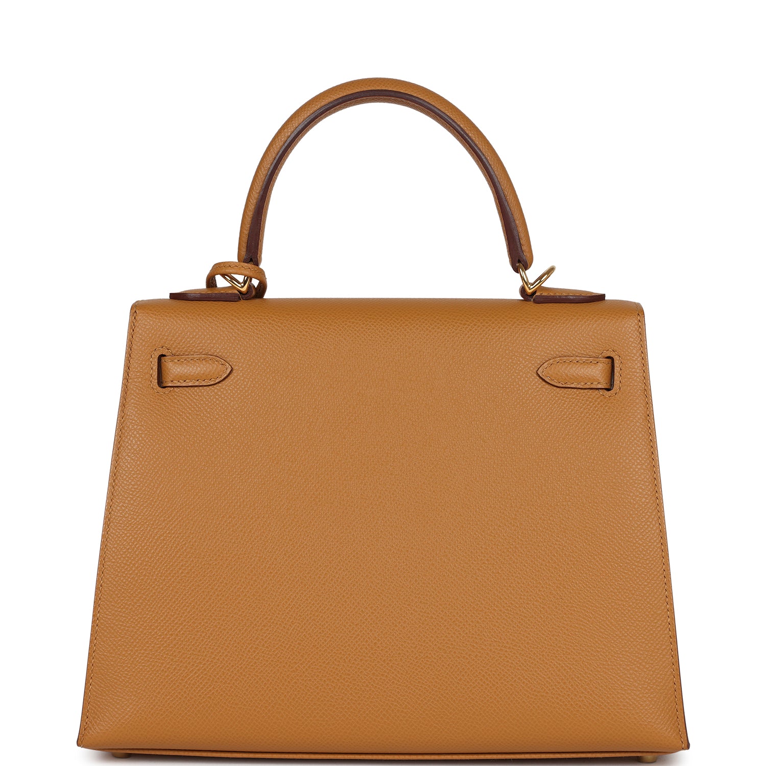 Kelly Sellier 25 Sesame Epsom Gold Hardware Bag