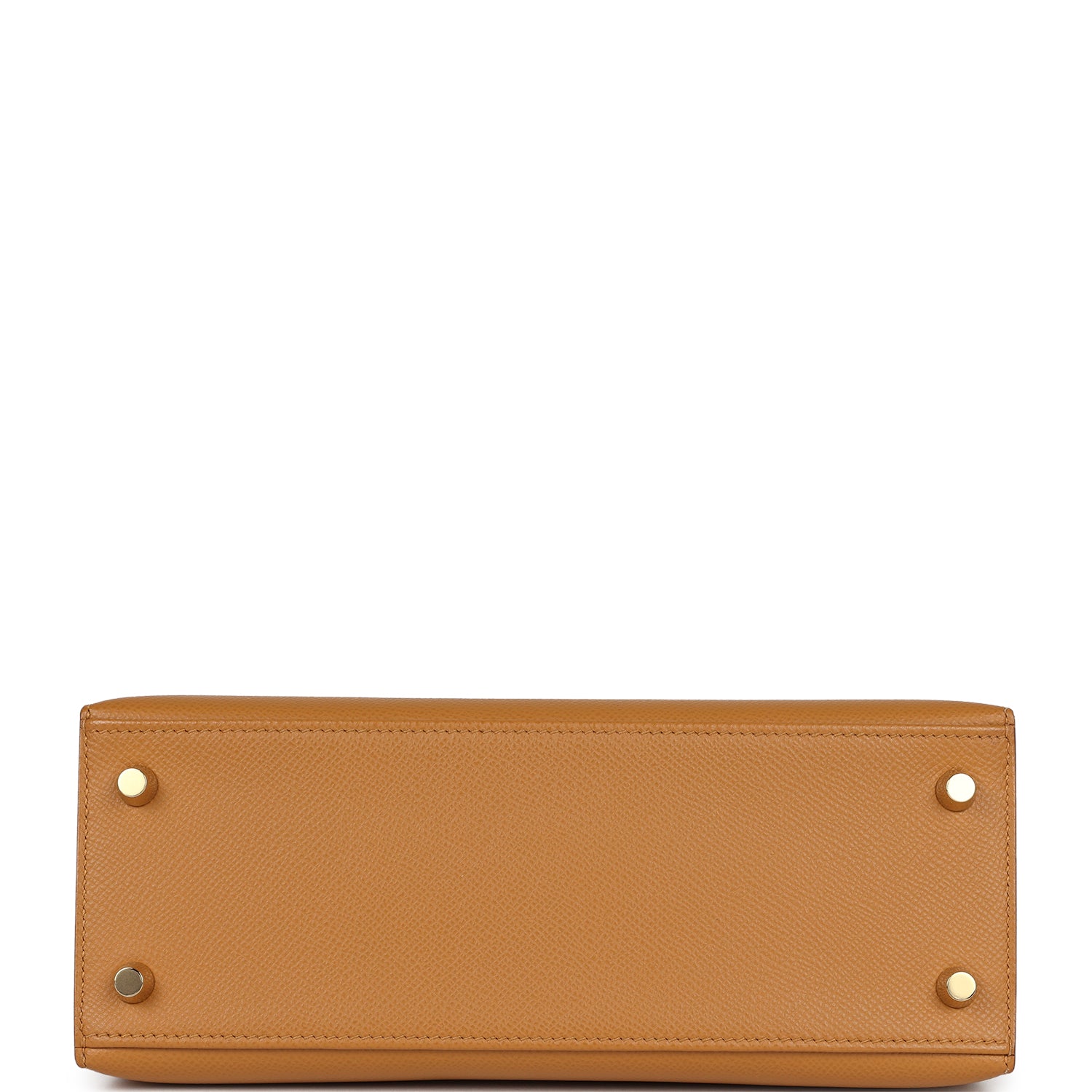 Kelly Sellier 25 Sesame Epsom Gold Hardware Bag
