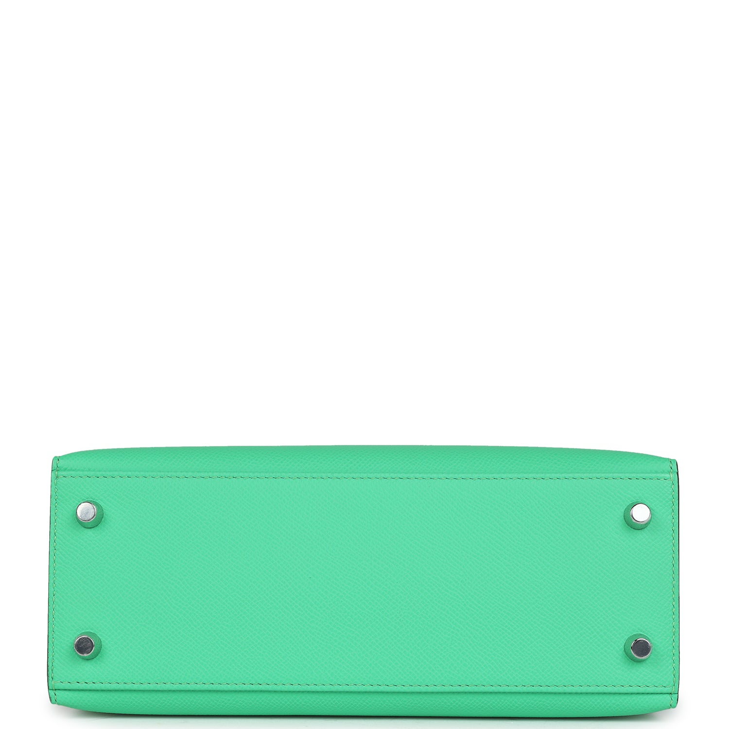 Kelly Sellier 25 Vert Comics Epsom Palladium Hardware Bag