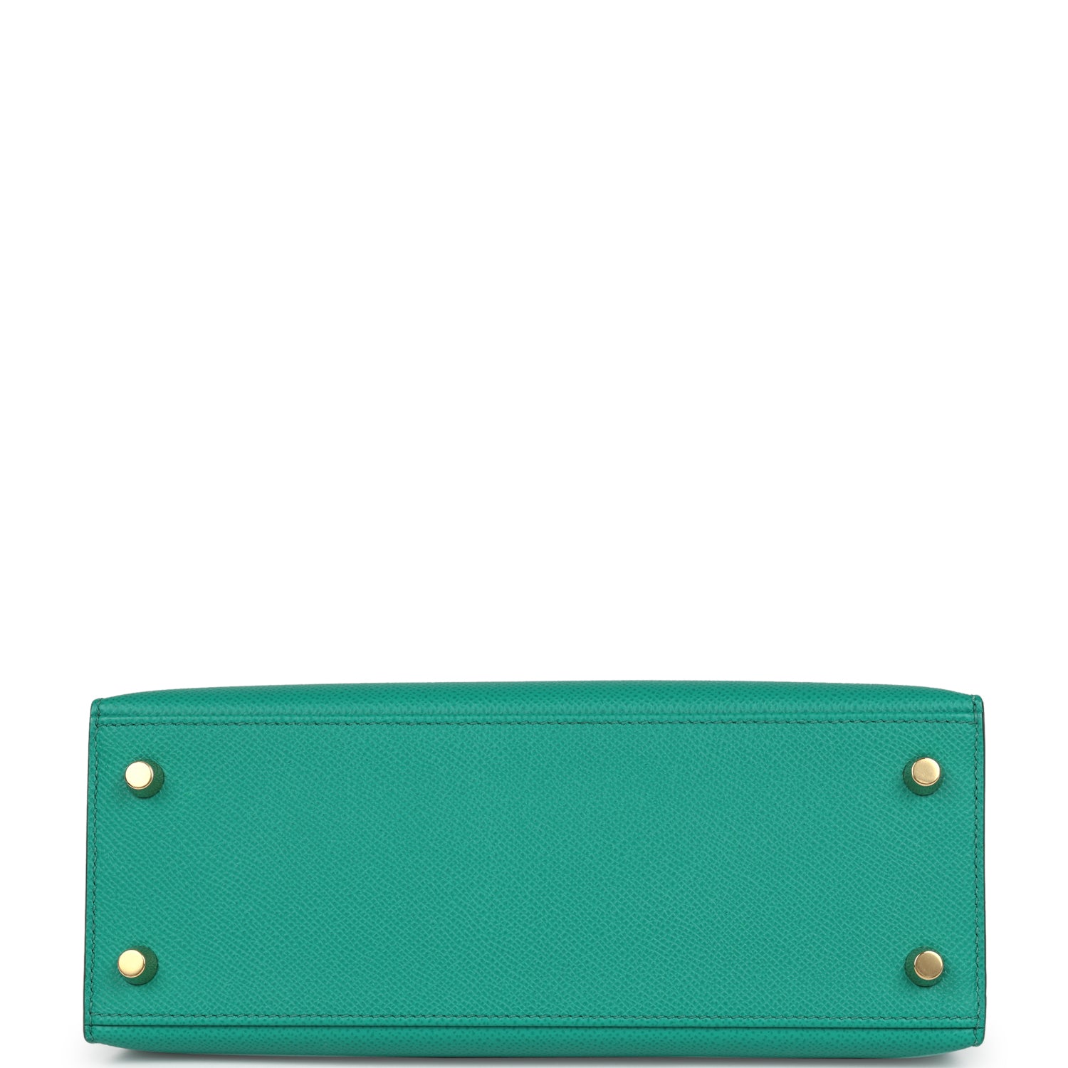 Kelly Sellier 25 Vert Jade Epsom Gold Hardware Bag