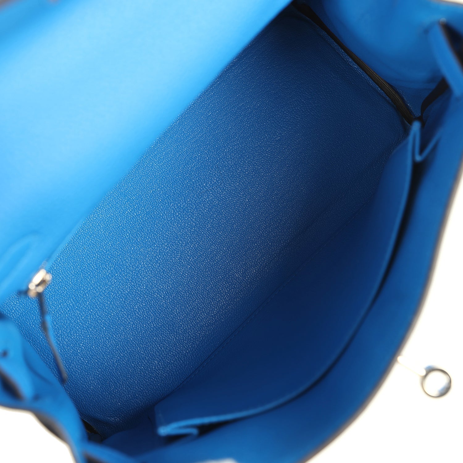 Kelly Retourne 25 Bleu France Togo Palladium Hardware Bag