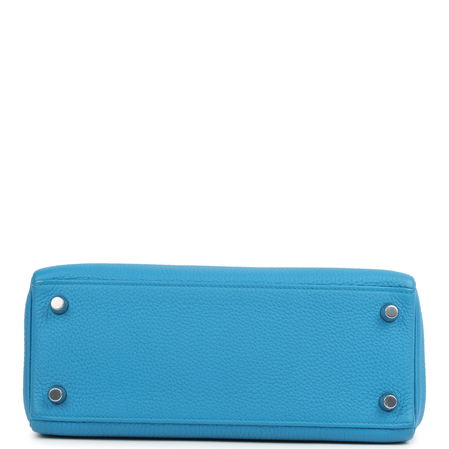 Kelly Retourne 25 Bleu Zanzibar Togo Palladium Hardware Bag