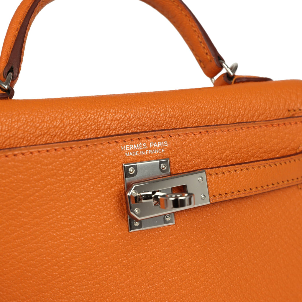 Kelly Sellier 20 Apricot Chevre Mysore Bag