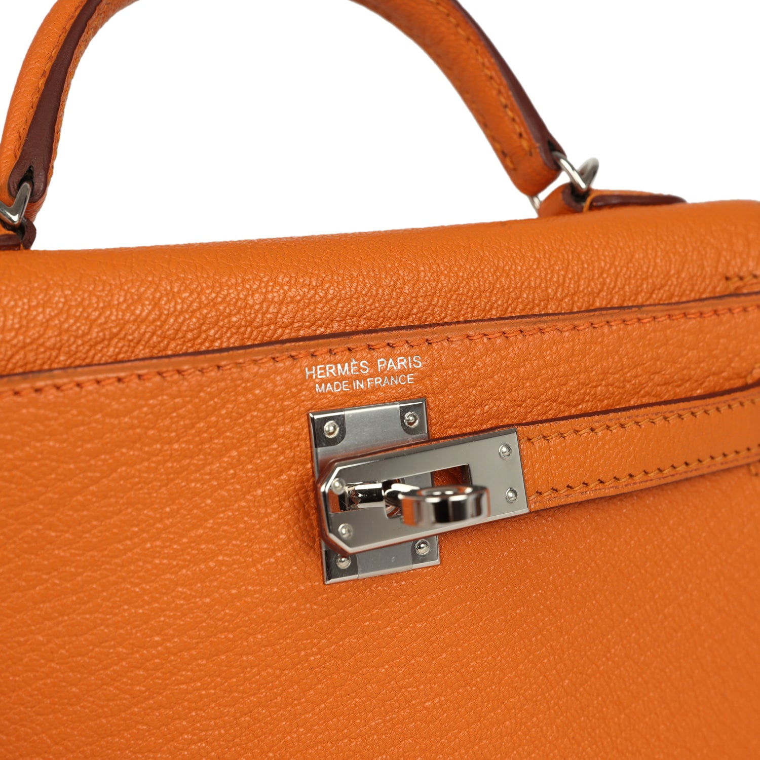 Kelly Sellier 20 Apricot Chevre Mysore Bag