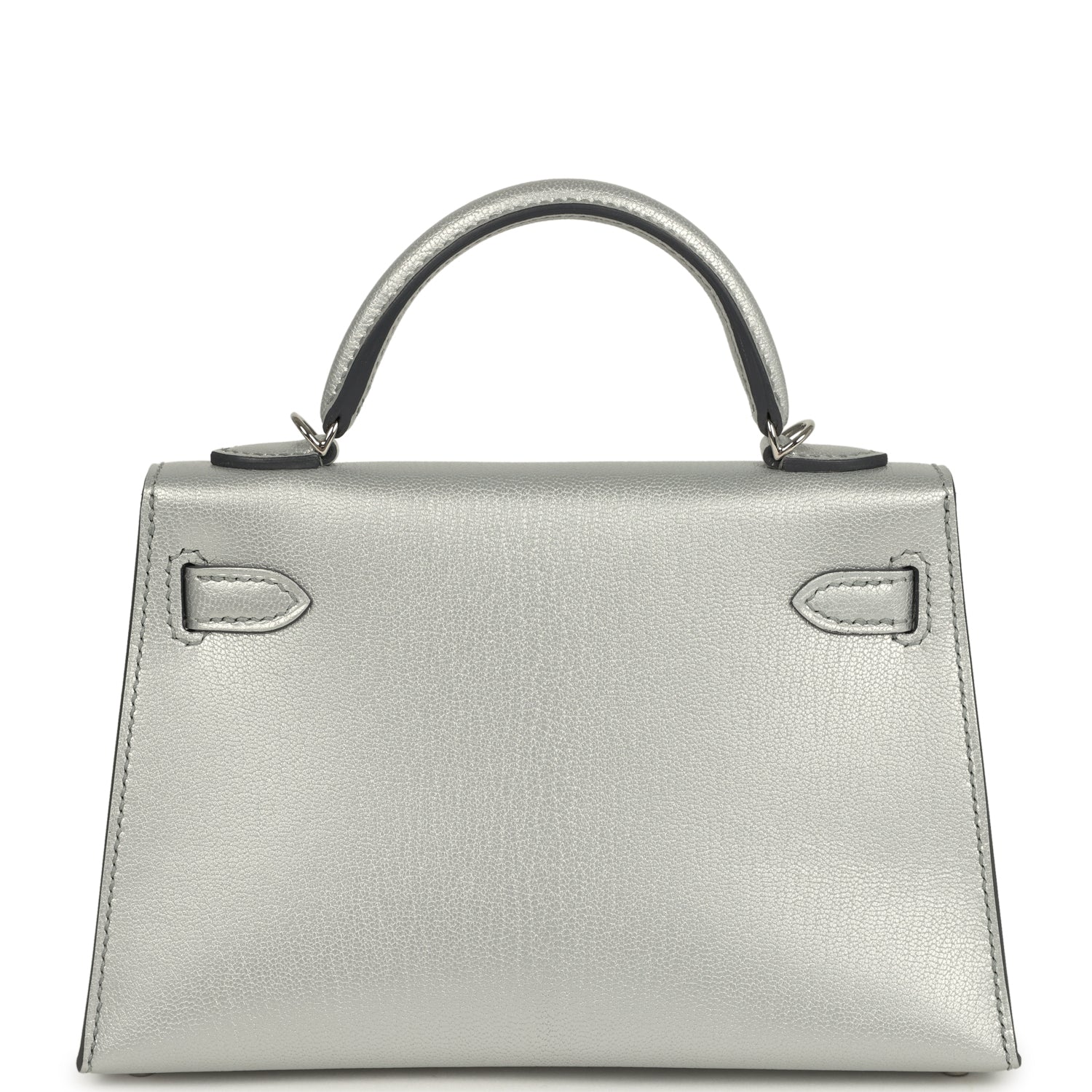 Kelly Sellier 20 Argent Chevre Chamkilight  Bag