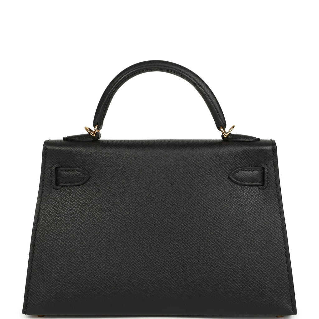 Kelly Sellier 20 Black Epsom Bag