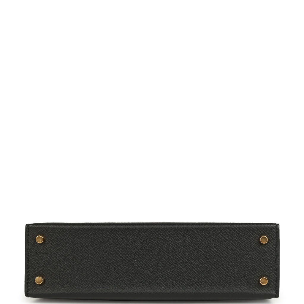 Kelly Sellier 20 Black Epsom Bag