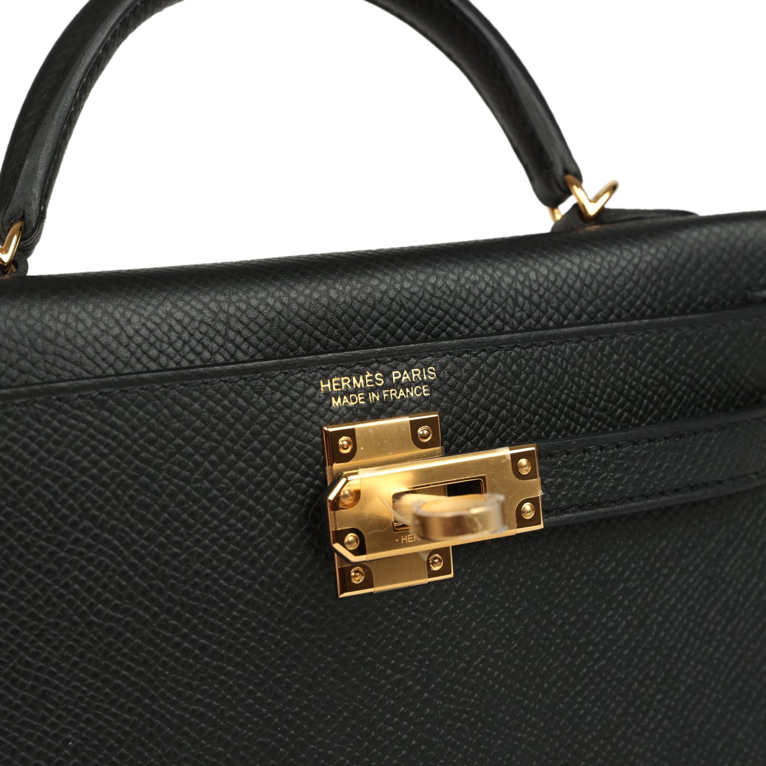 Kelly Sellier 20 Black Epsom Bag