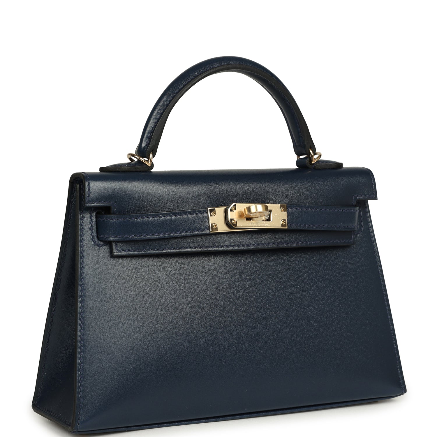 Kelly Sellier 20 Bleu Abysse Box Bag