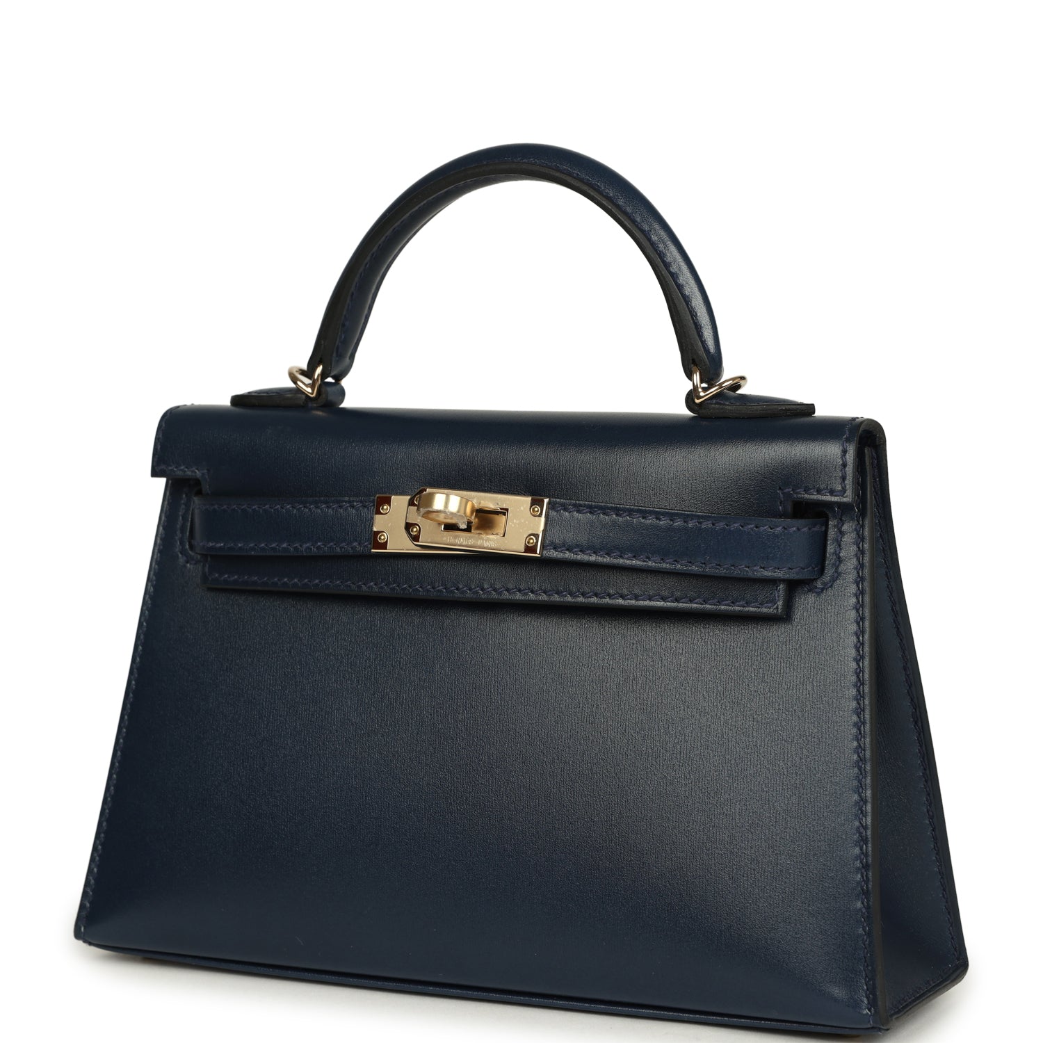 Kelly Sellier 20 Bleu Abysse Box Bag
